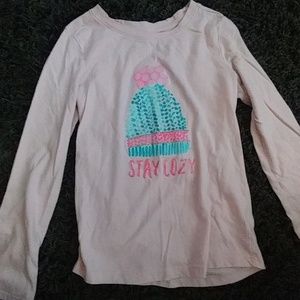 Stay Cozy Long sleeved girls shirt